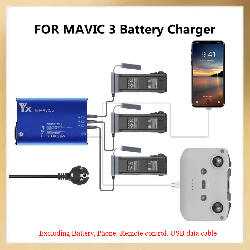 Battery Charger Hub 5in1 Charg – обзор и цена Drone Charging Hub
