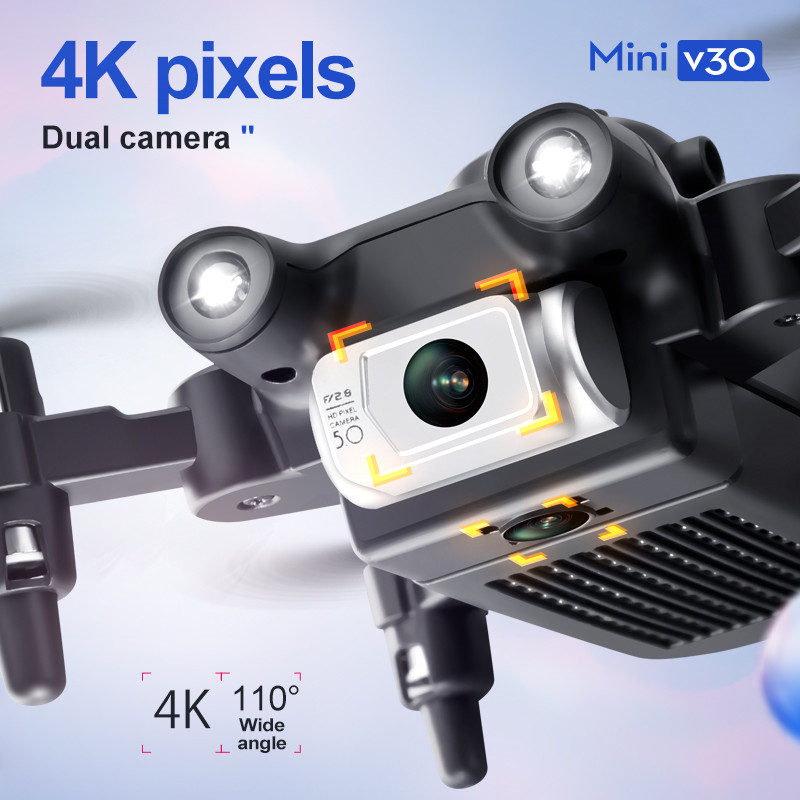 Mini V30 WiFi FPV Drone With 4 – обзор и цена Drone Remote Controller Lanyard