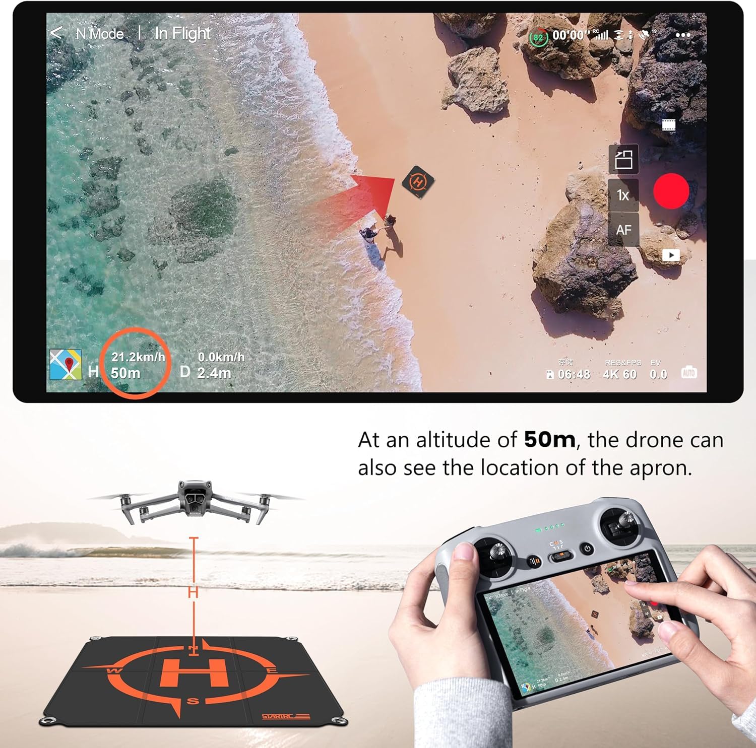 STARTRC Drone Landing Pad, Uni – обзор и цена Drone Landing Pad