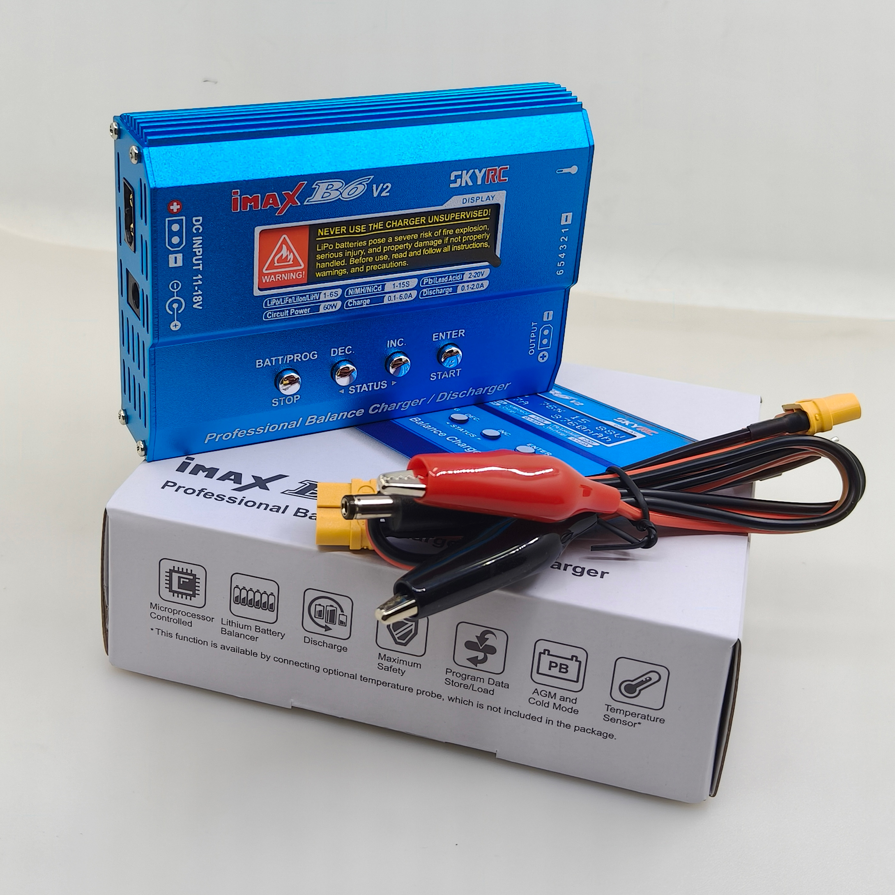 IMAX B6 / B6AC 80W T/XT60plug  – обзор и цена Drone Battery Charger