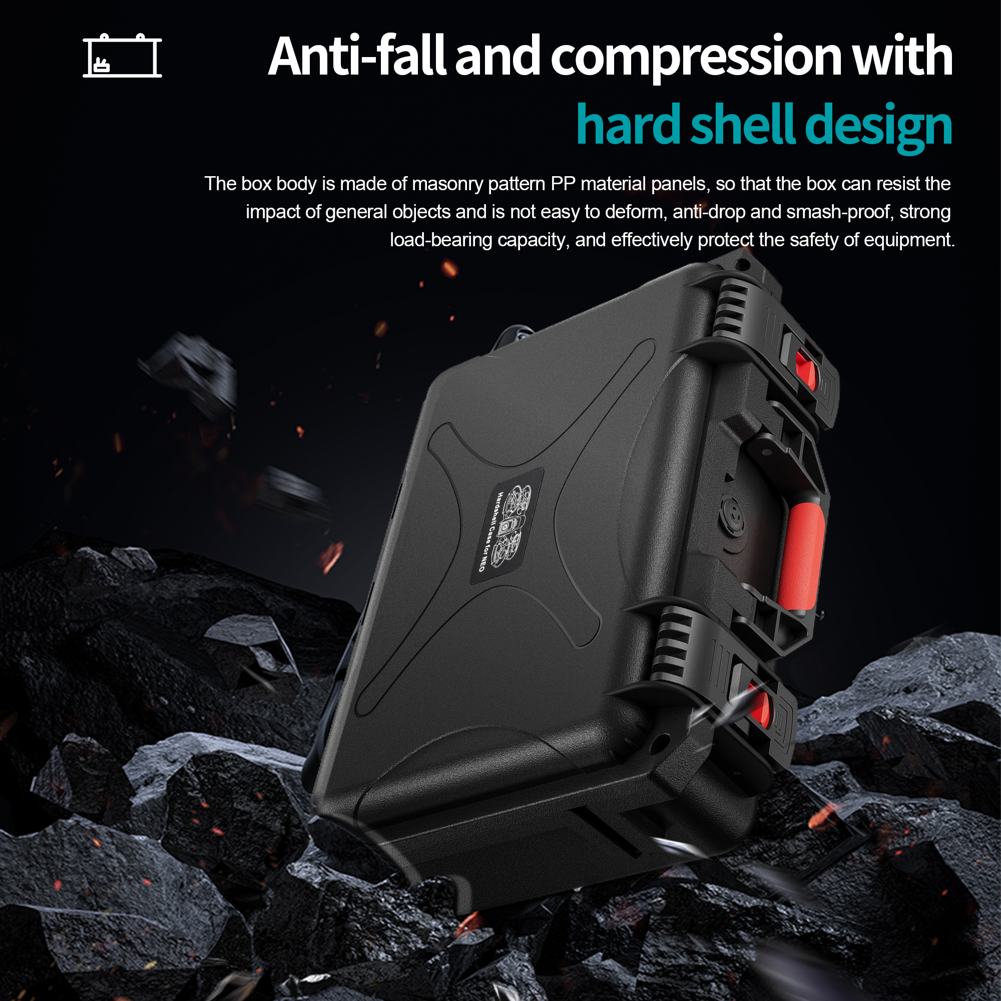 Portable Hard Waterproof Case  – обзор и цена Drone Charging Hub