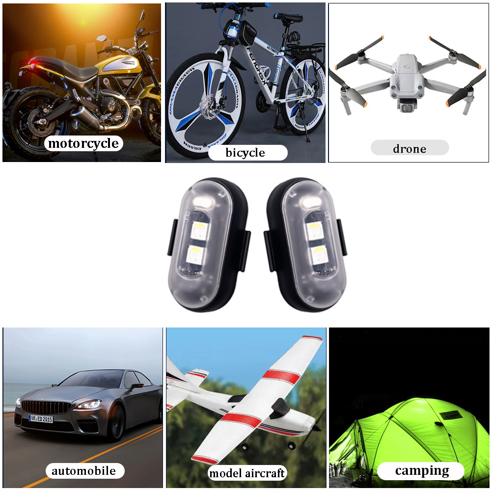 10x 4x 8Colors Wireless LED Dr – обзор и цена Drone Strobe Light