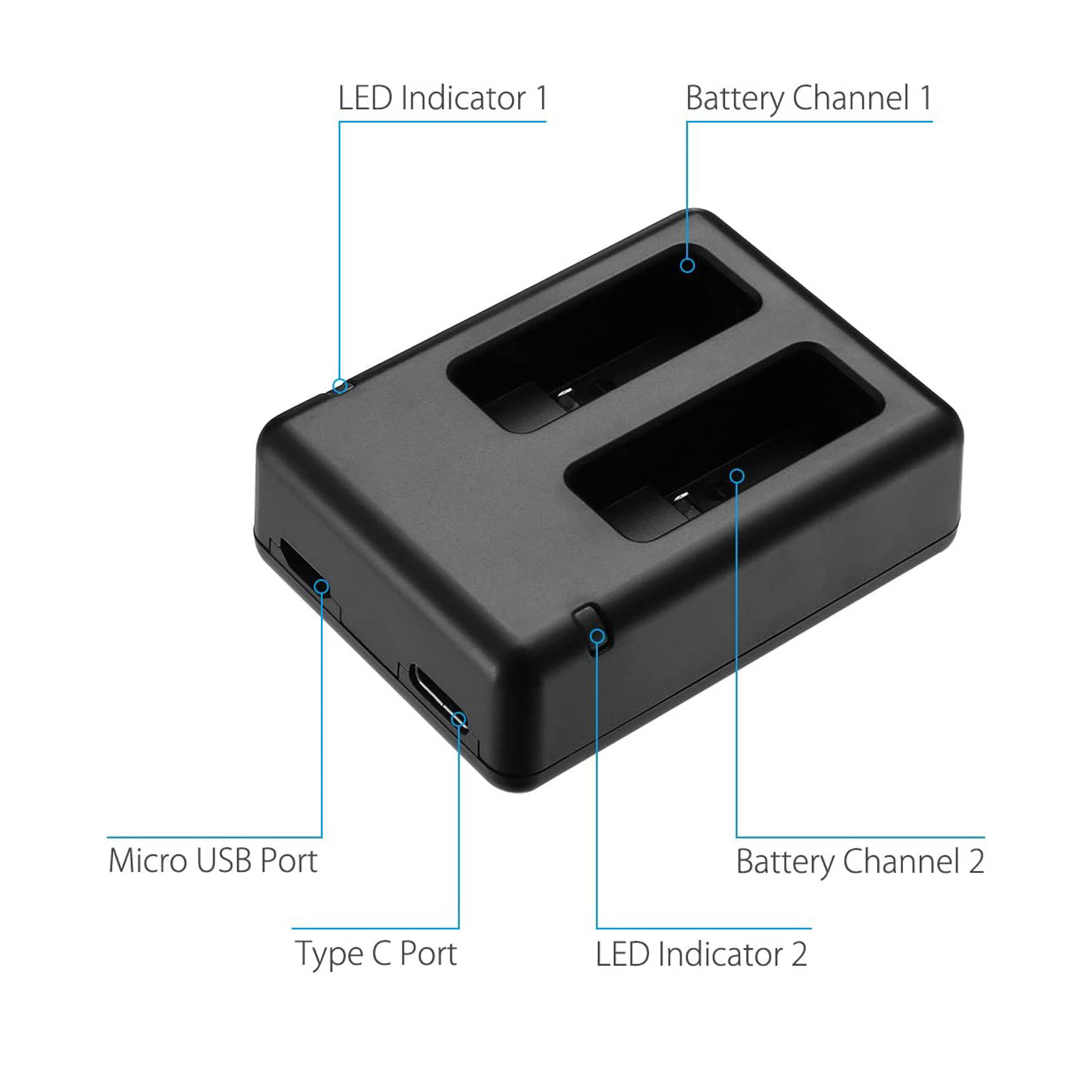 Suitable for GOPRO Hero 5 Char – обзор и цена Drone Battery Charger