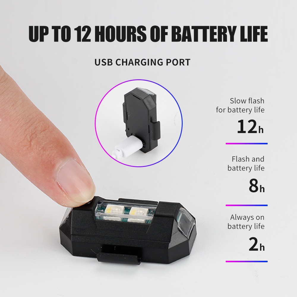 1PC 7 Color Mini USB Charging  – обзор и цена Drone Strobe Light