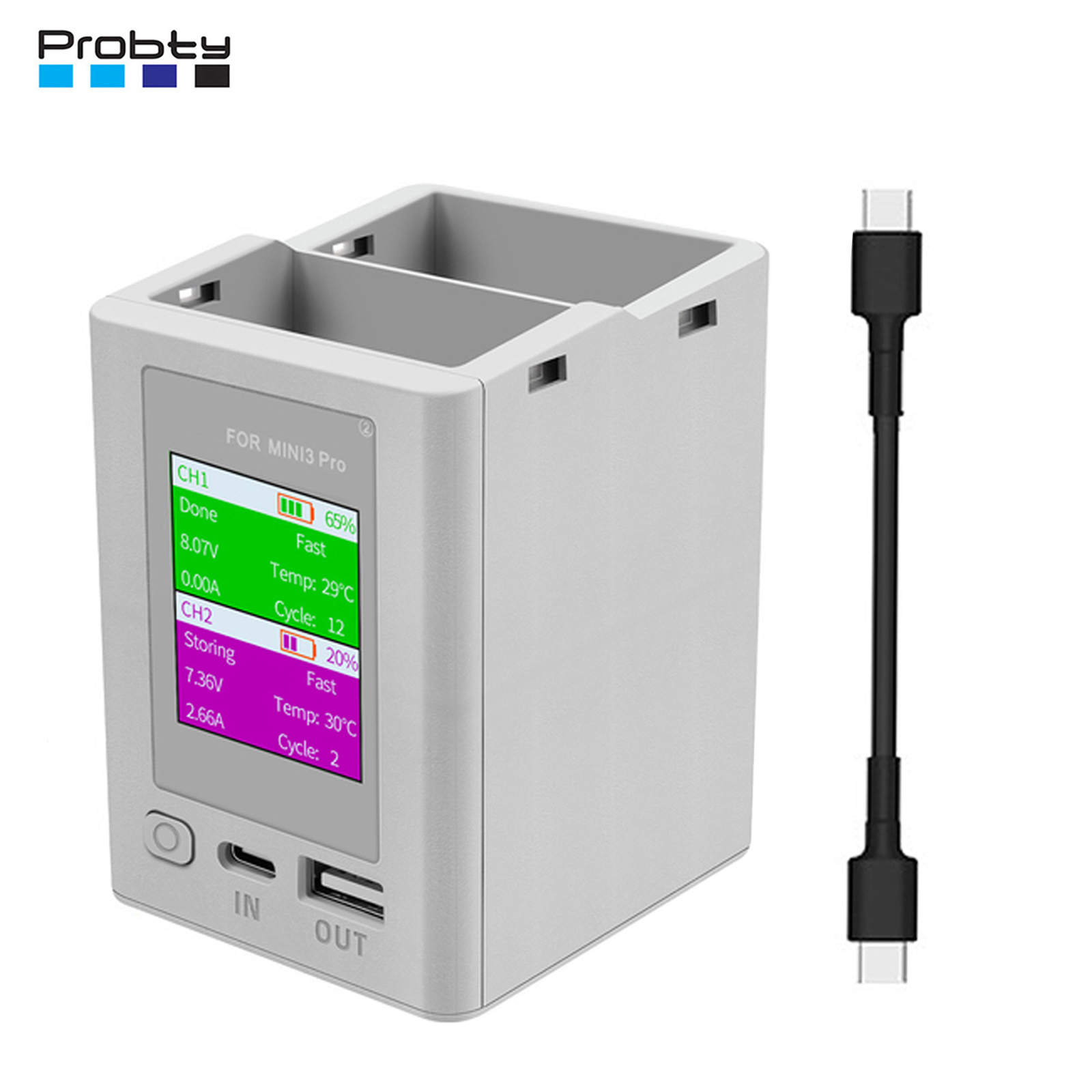 For DJI Mini 4 Pro/Mini 3 Pro  – обзор и цена Drone Charging Hub