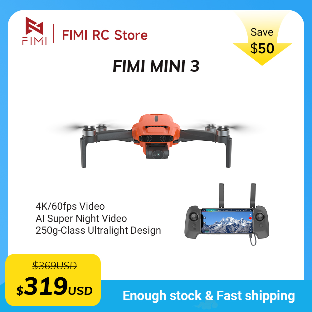 FIMI MINI 3 Camere drone 4K 60 – обзор и цена Drone Remote Controller Lanyard