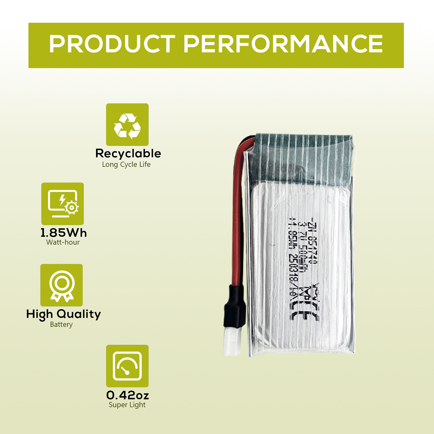 5Pcs 3.7V 500mAh LiPo Batterie – обзор и цена Drone Power Bank